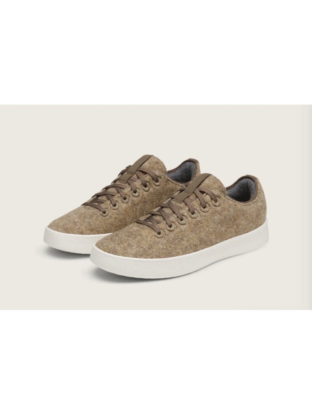 NIB Allbirds Men's SIZE 13.5 Wool Cruiser Sneakers Light Tan Free Shipping